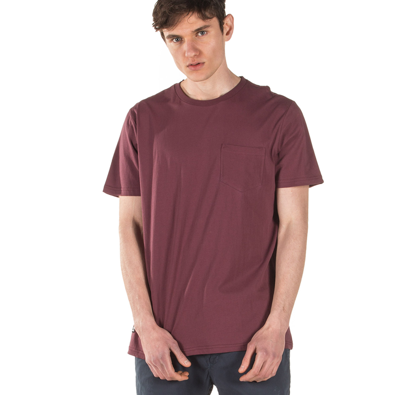 Emerson EMERSON MEN'S S/S TSHIRT (191.EM33.79-DUSTY WINE)