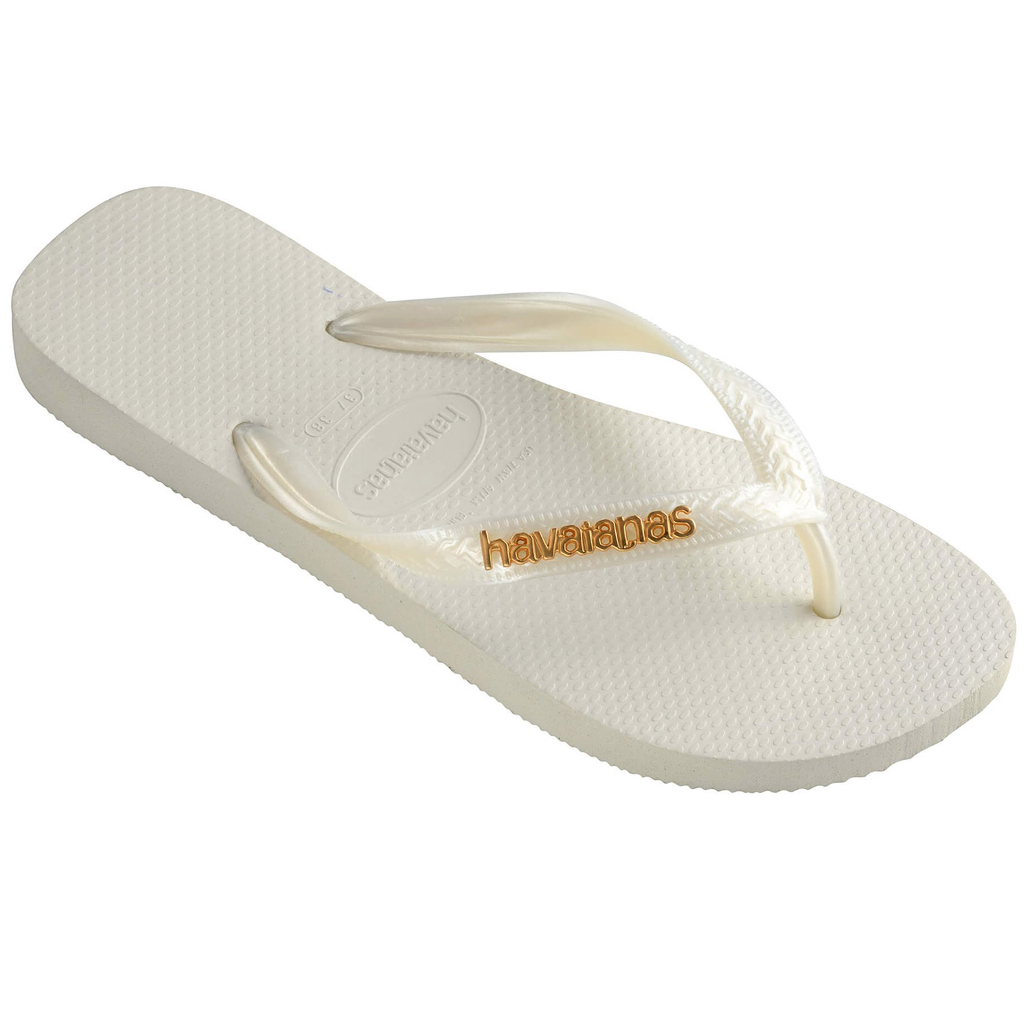 Havaianas W Top Logo Metallic FC (4127244-0001 Branco) φωτογραφία