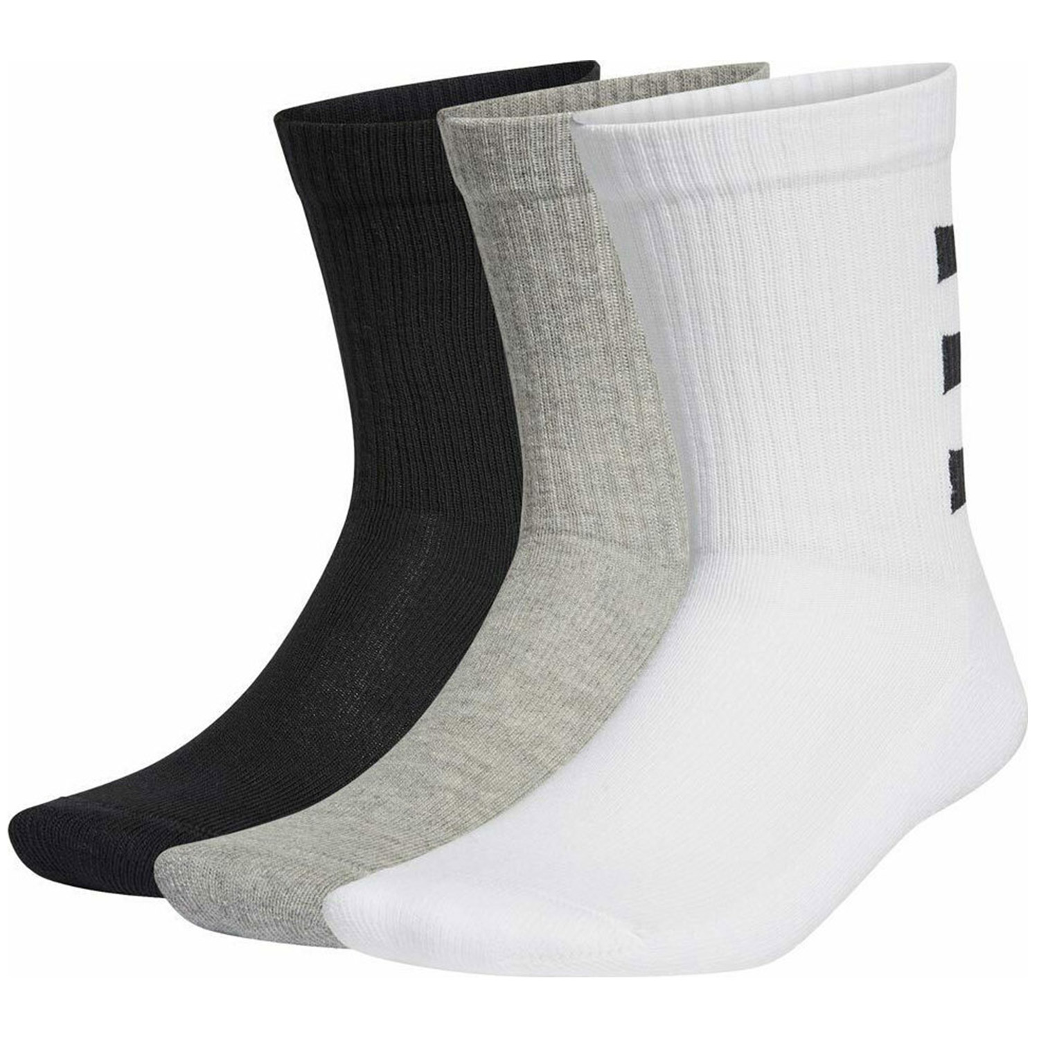 Adidas 3 Stripes Half Cushioned Crew Socks 3 Pairs (GE6167)