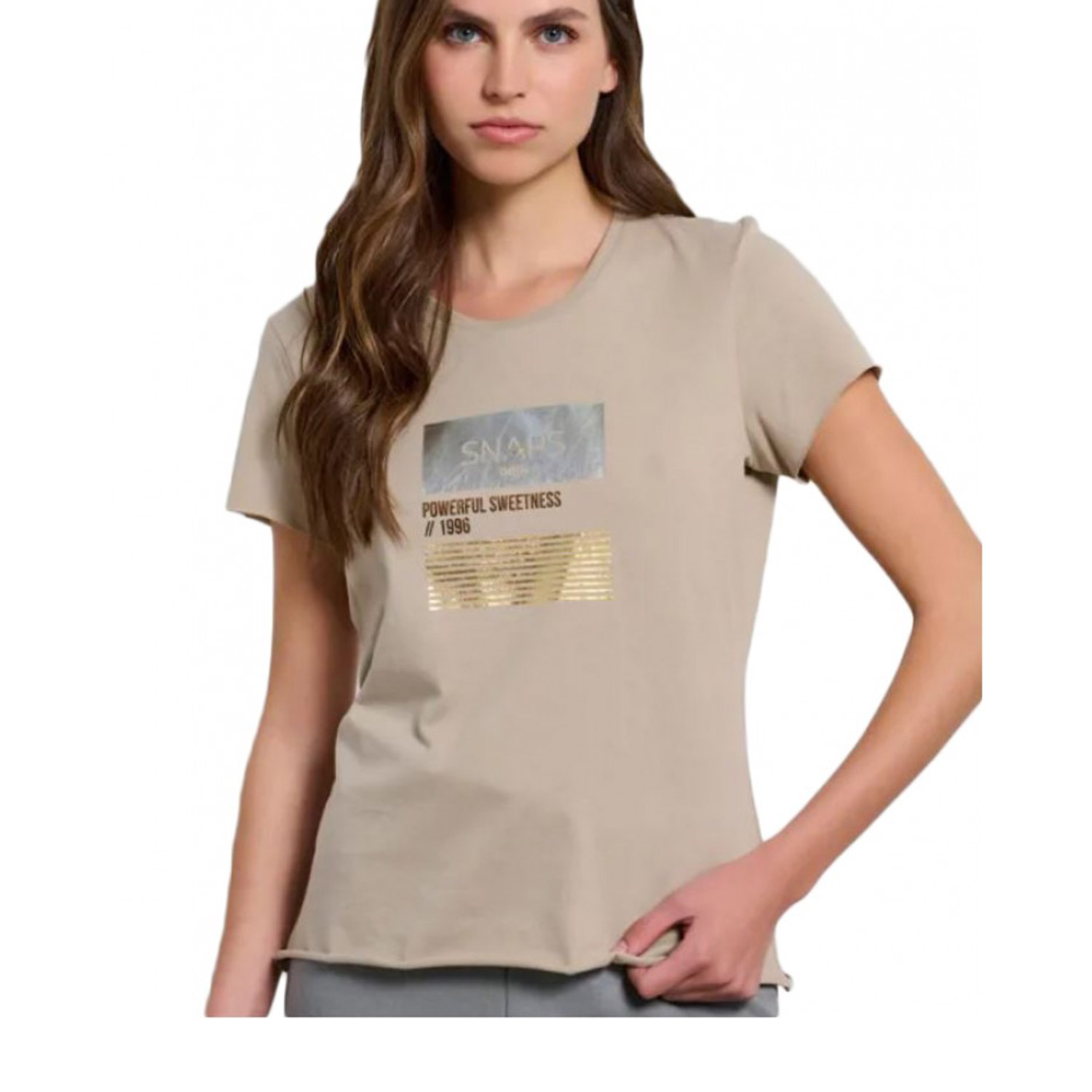 Body Talk Bodytalk W Snaps T-Shirt (1231-902128-00694)