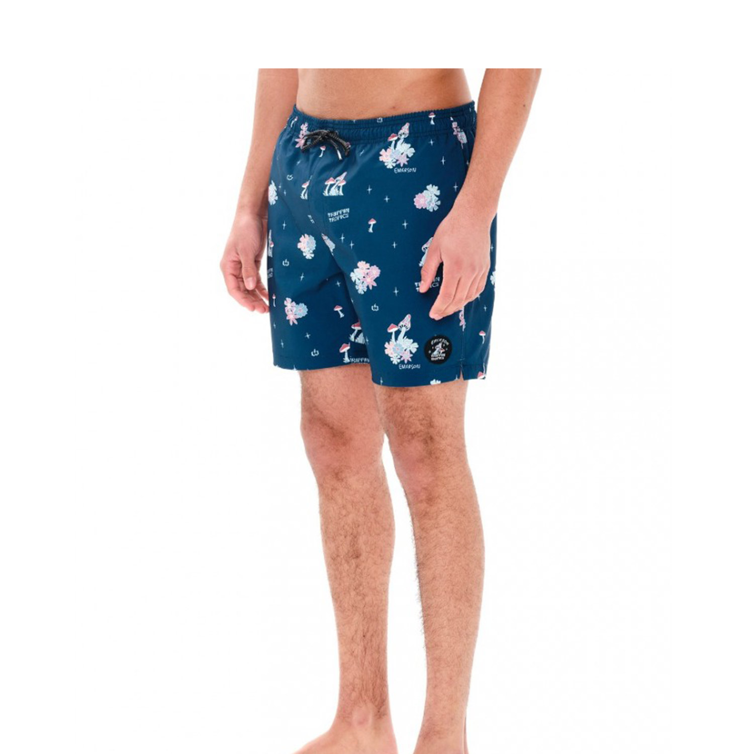 Emerson M Printed Volley Shorts (241.EM504.45-PR423 Navy Blue) φωτογραφία