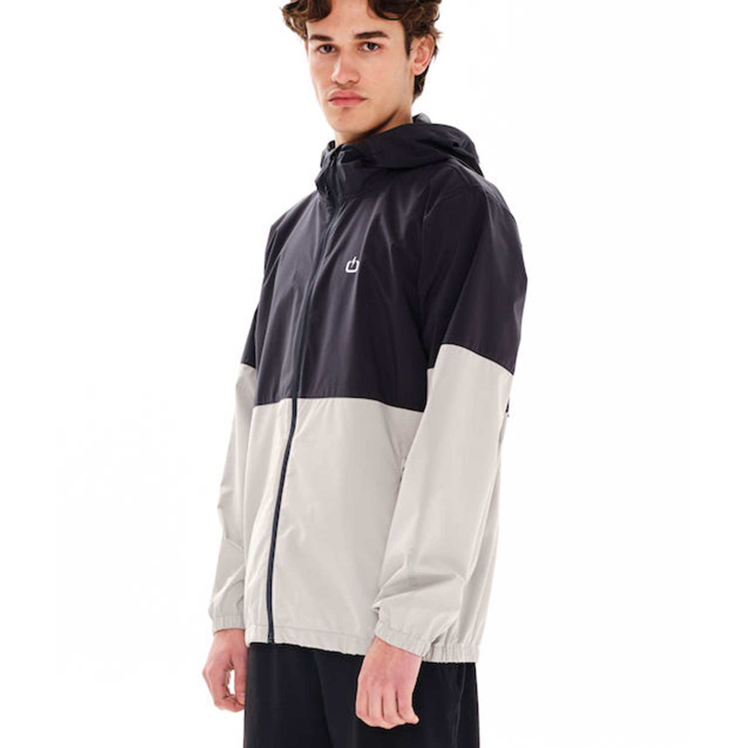 Emerson M Hooded Lightweight Jacket (241.EM10.12-Ice/Embony) φωτογραφία