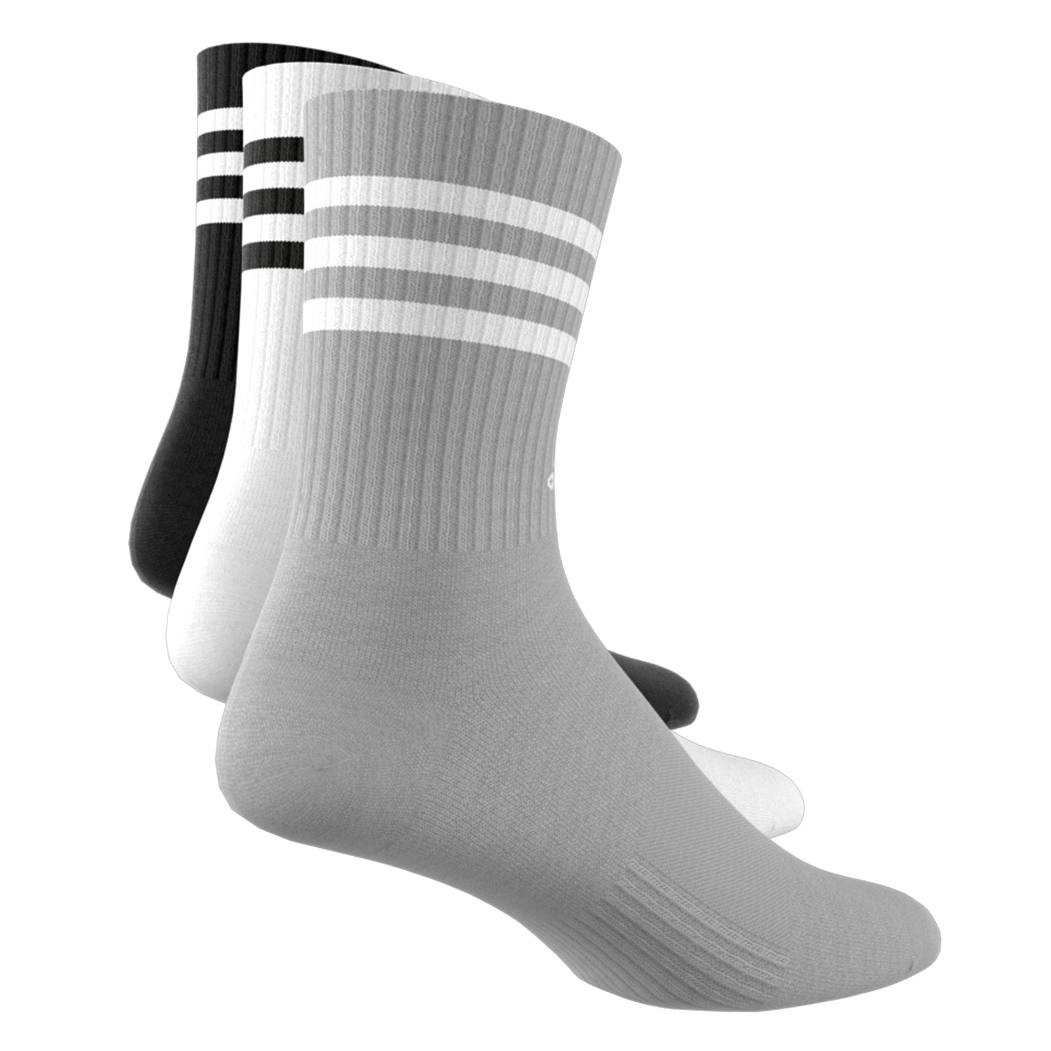 Adidas 3-Stripes Cushioned Crew Socks 3 Pairs (IC1323) φωτογραφία