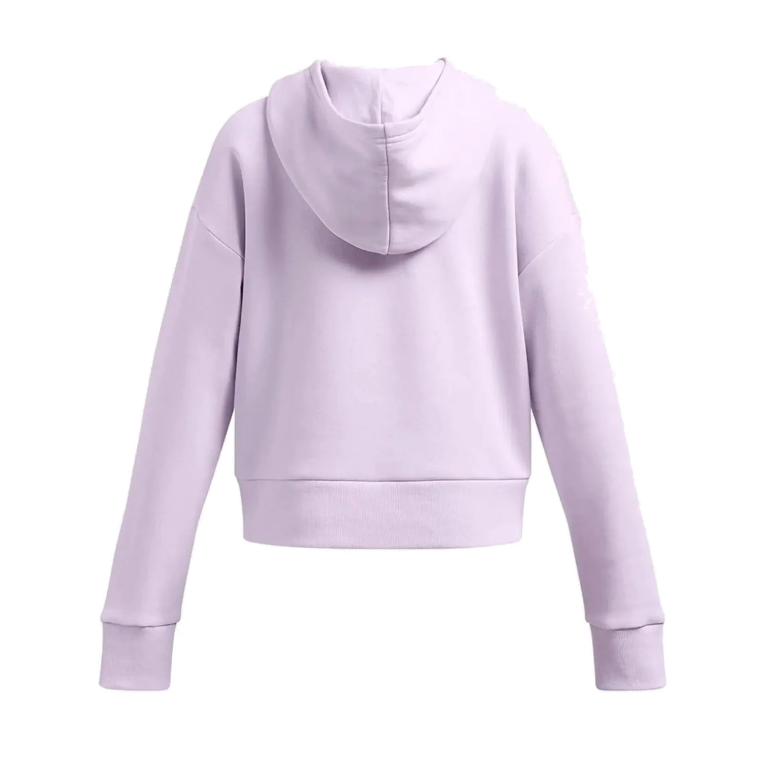 Under Armour Kids Girls Rival Fleece Crop Hoodie (1379517-535) φωτογραφία