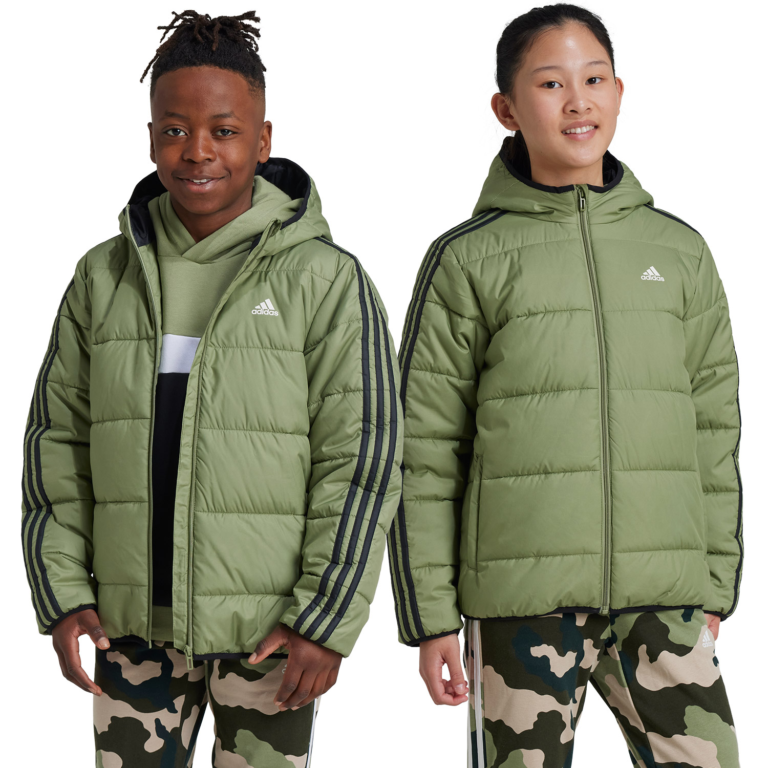 Adidas Kids Essential 3 Stripes Pad Jacket (IW0542) φωτογραφία