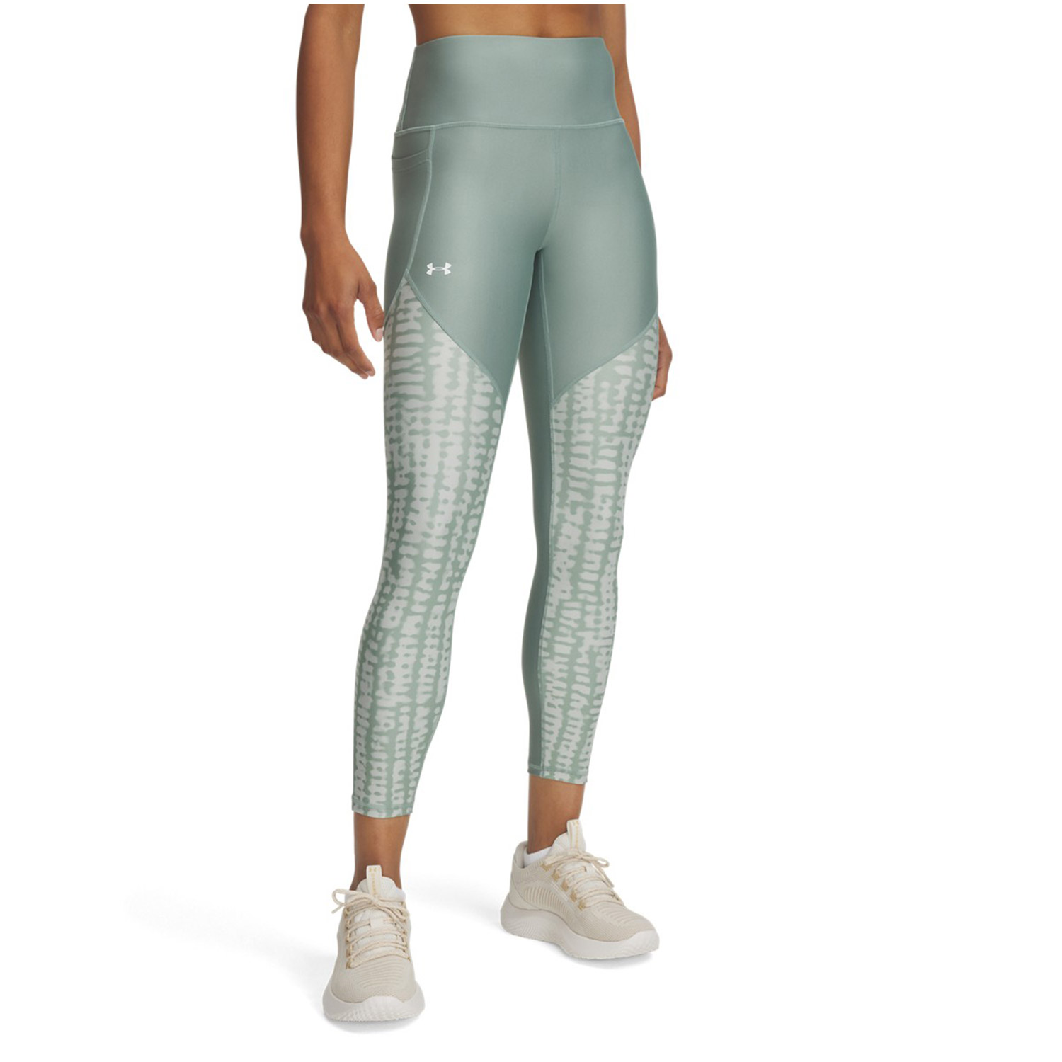  Under Armour W Tech Printed Panel Ankle Leggings (1386407-348) 2025