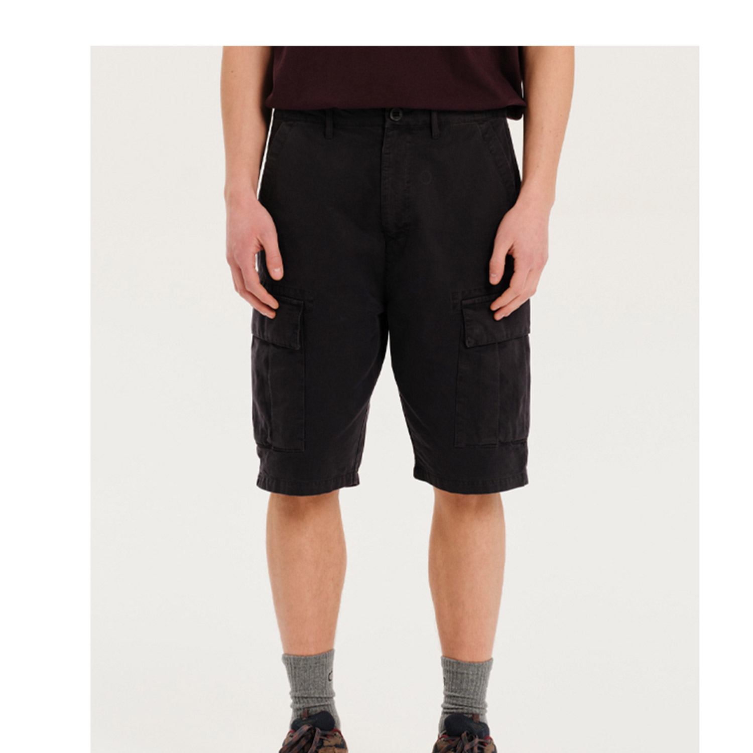 Emerson Emerson Men's Loose Fit Cargo Shorts (251.EM47.19-Stone Grey)