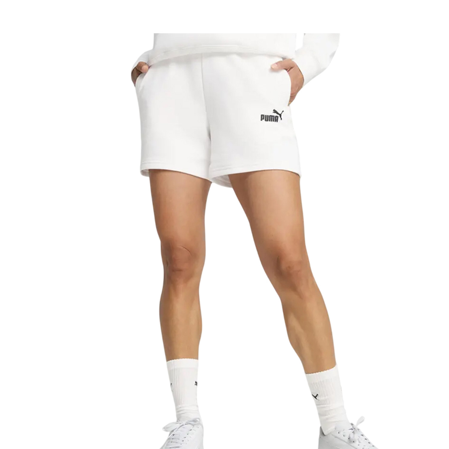 Puma W ESS Small No.1 Logo 5'' High-Waist Shorts (682440-02) φωτογραφία