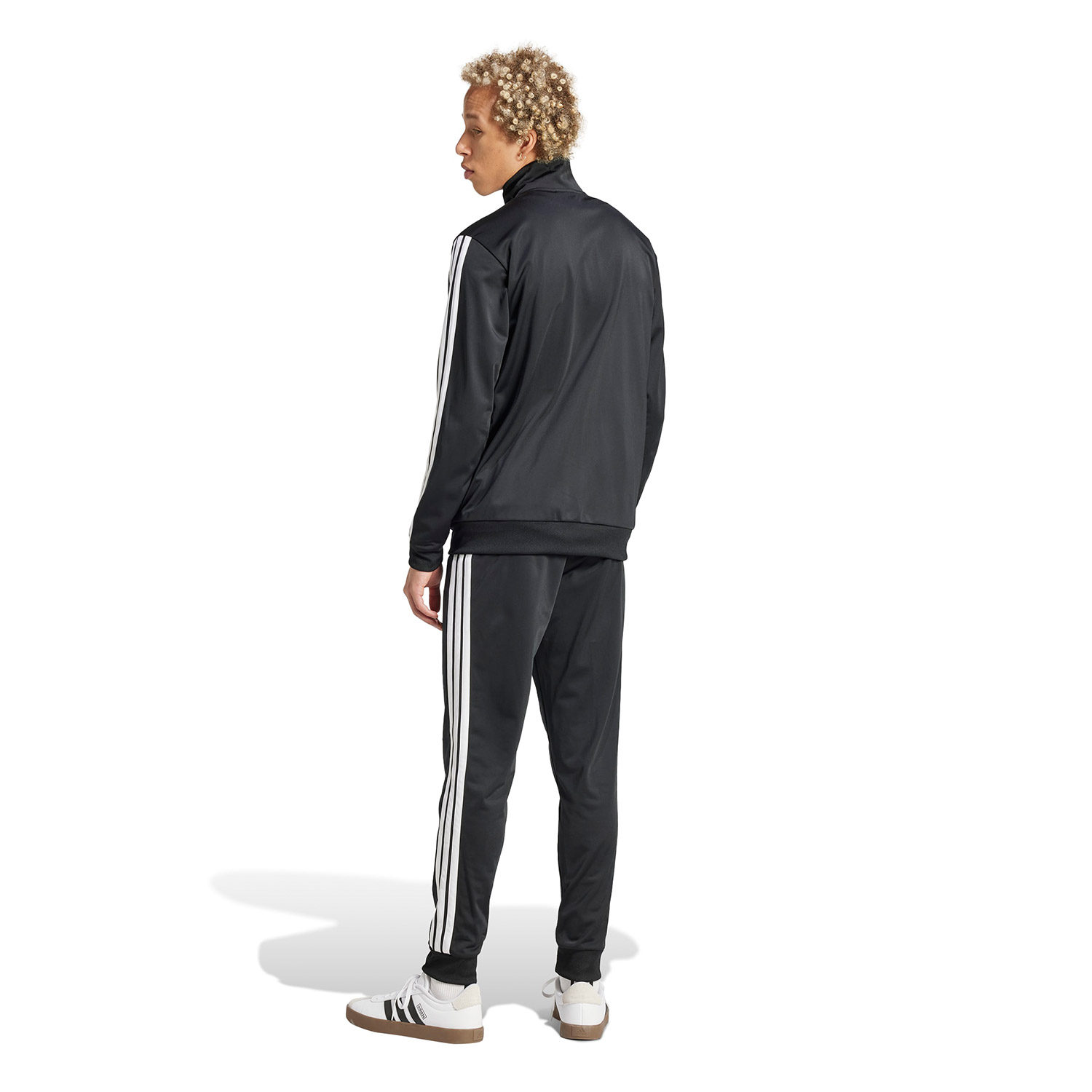 Adidas M Sportswear Basic 3-Stripes Tricot Track Suit Black (JI8858) φωτογραφία