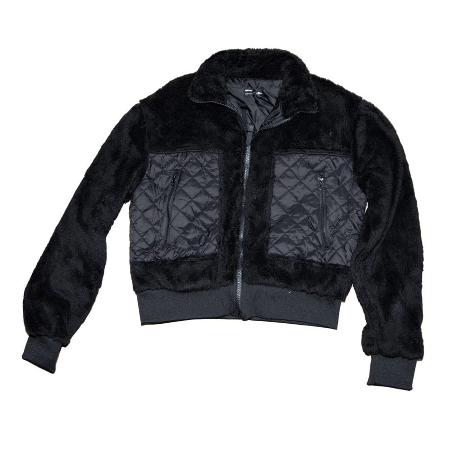 Body Talk Bodytalk W Teddy Fullzip Mock Neck Μαύρο (1252-906329-00100)