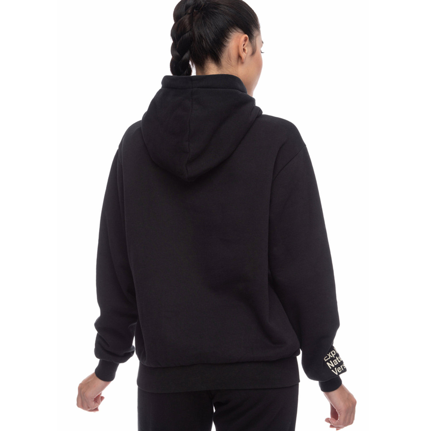 Be Nation W Essentials Hoddie (06102503-BLACK-01) φωτογραφία