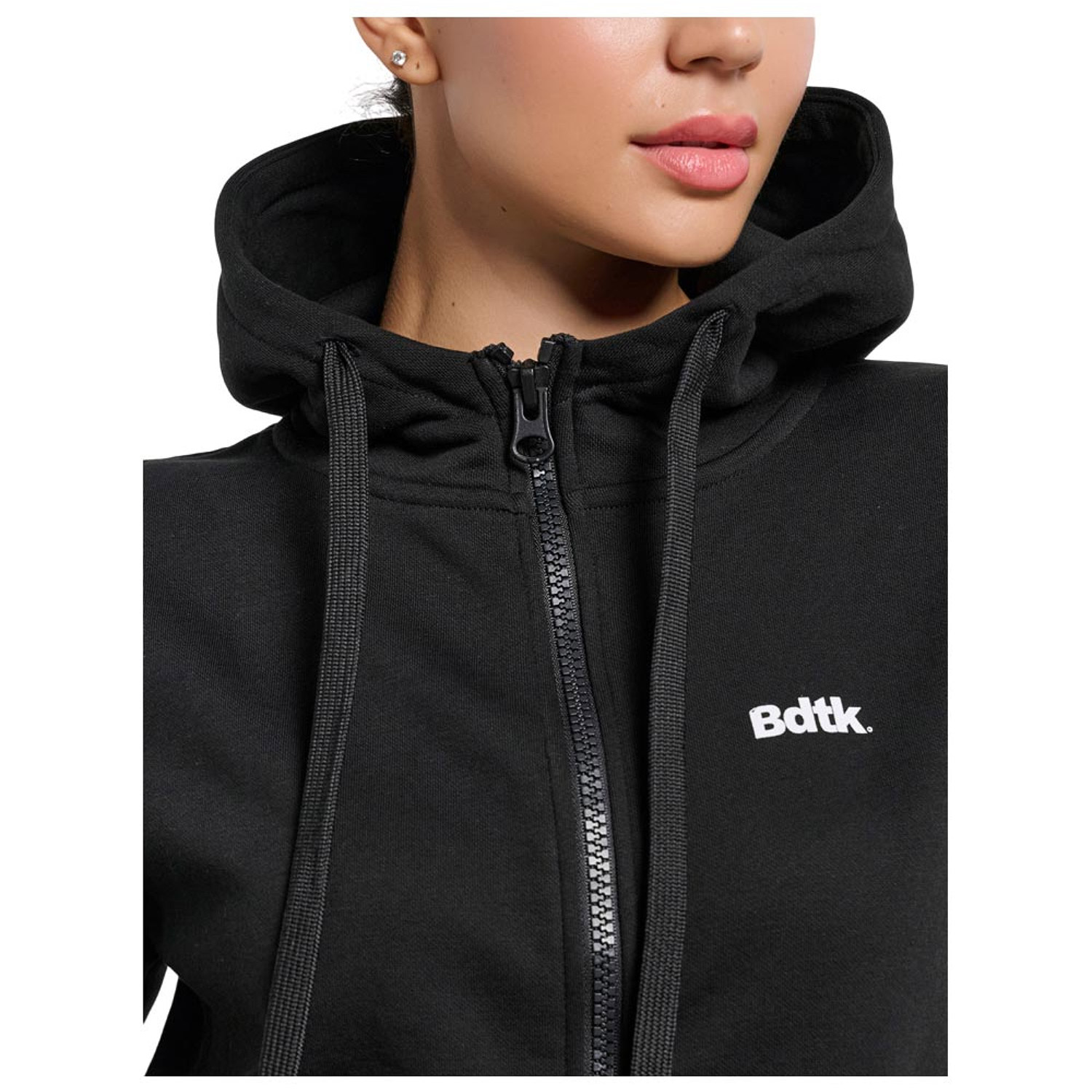 Bodytalk W Footer Brushed Fullzip Hoodie Black (1252-901822-00100) φωτογραφία