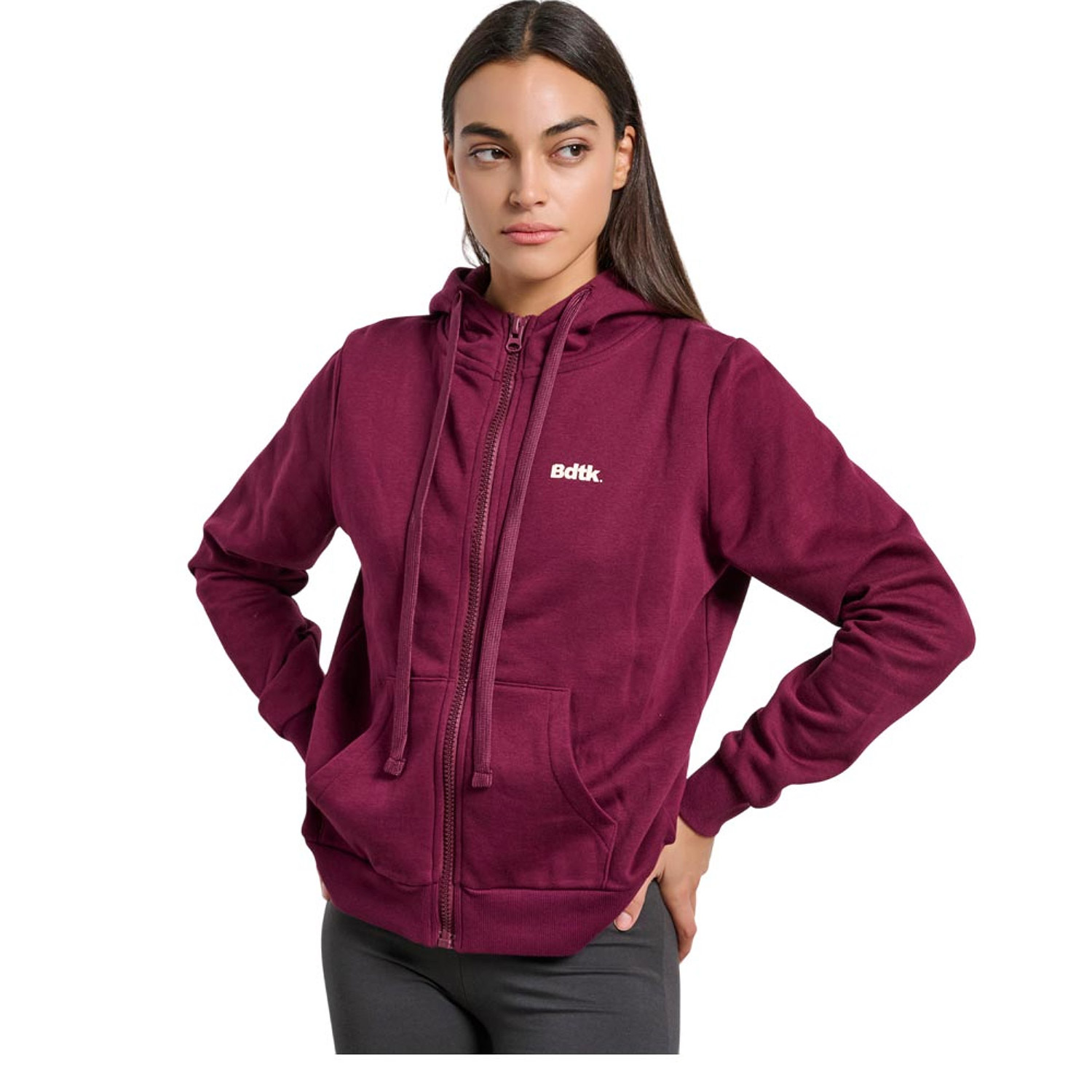 Body Talk Bodytalk W Footer Brushed Fullzip Hoodie Suspiria (1252-901822-00377)