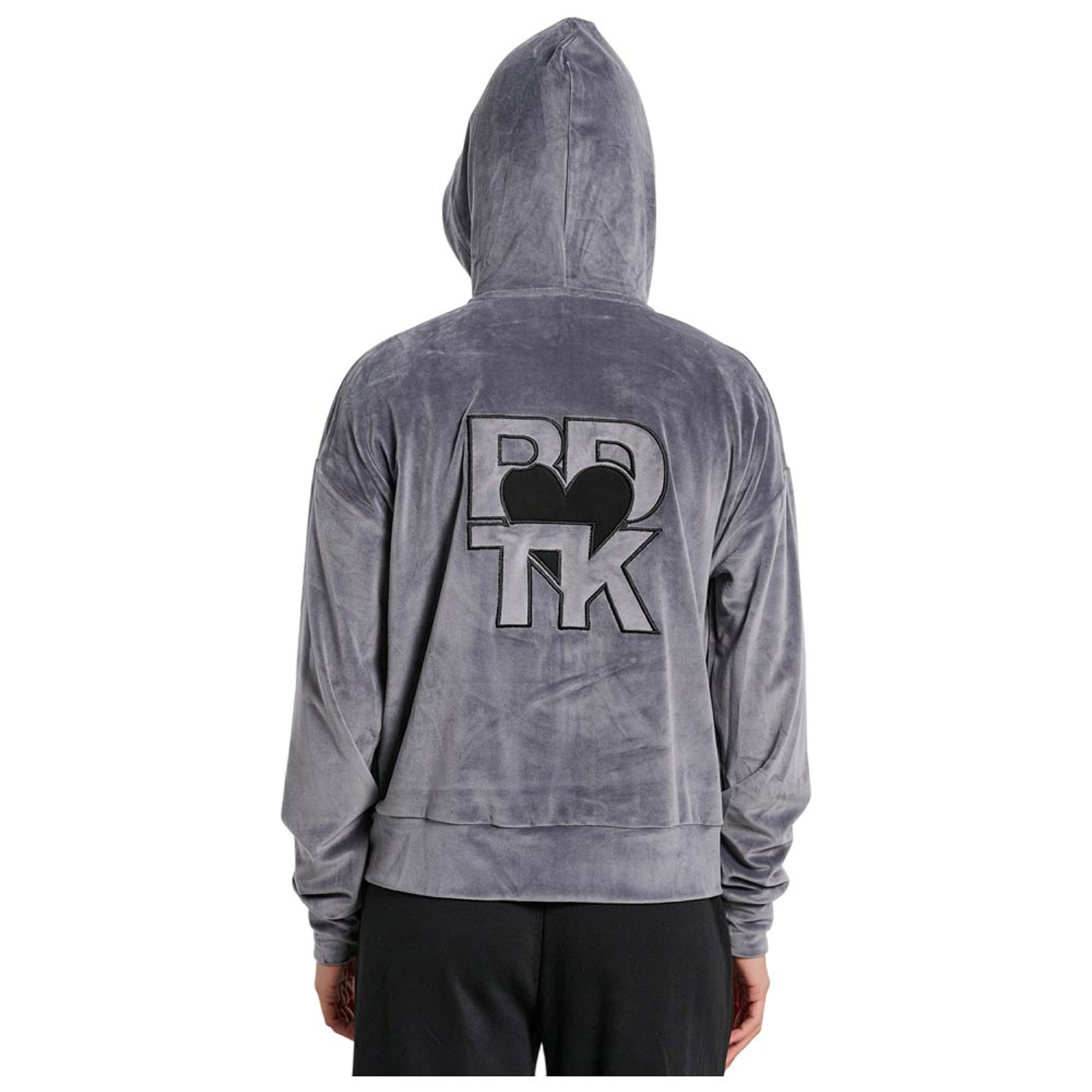 Bodytalk W Row Fullzip Hoodie Coal (1252-909122-00503) φωτογραφία