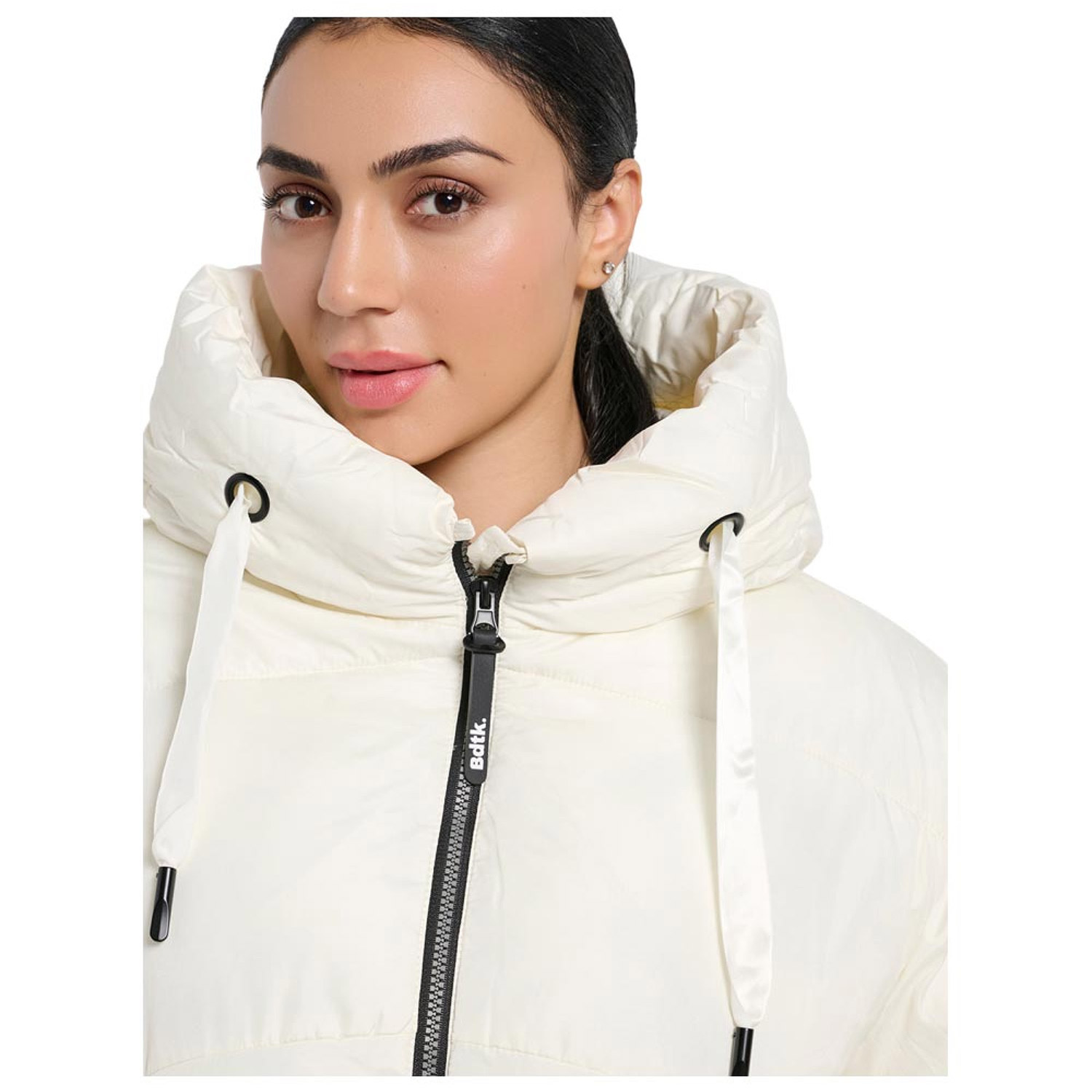 Body Talk W Jackets Jacket FZ Hooded LS Porcelain (1252-905329-00214) φωτογραφία