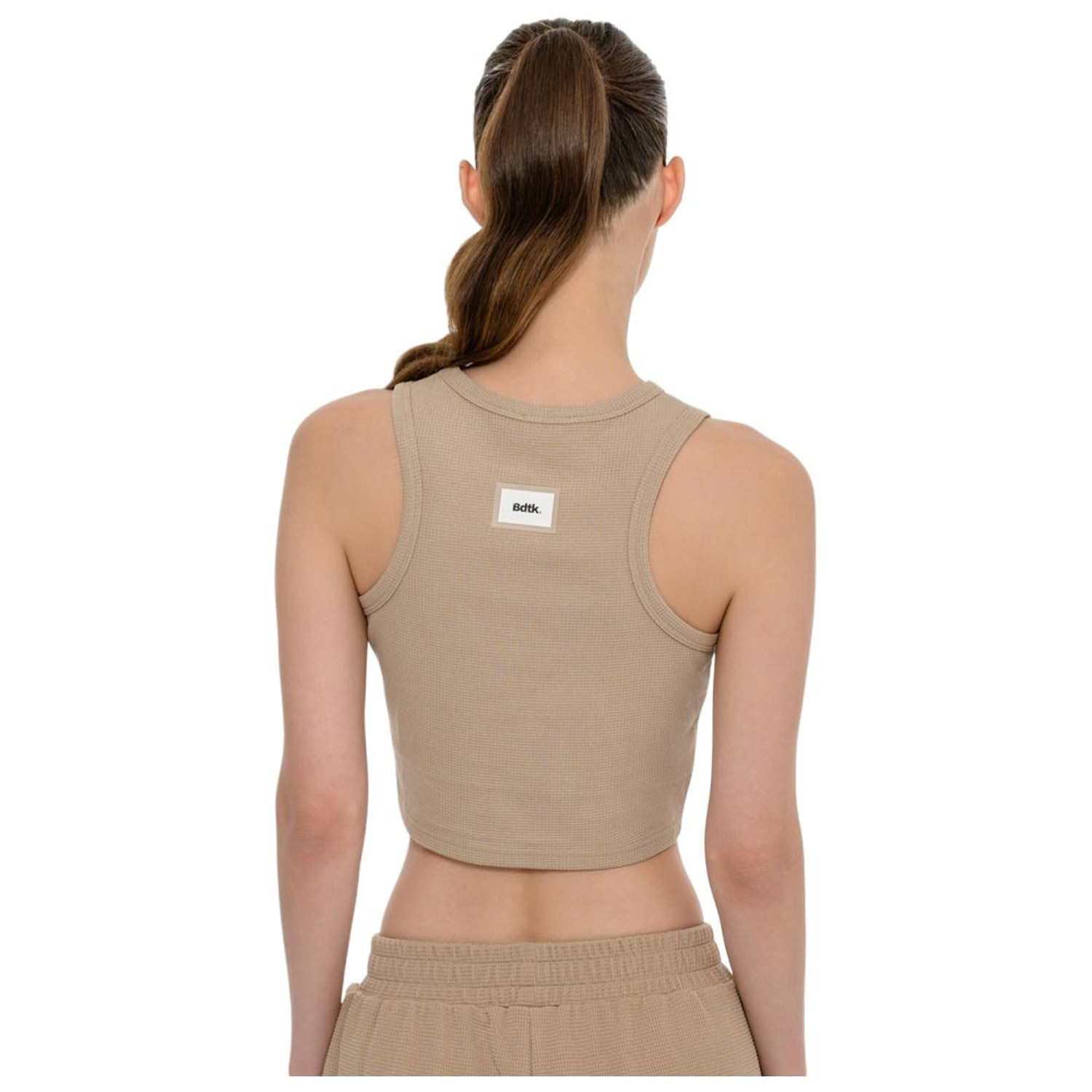 Body Talk W Waffle Sleeveless Top Affogato (1261-905323-00217) φωτογραφία