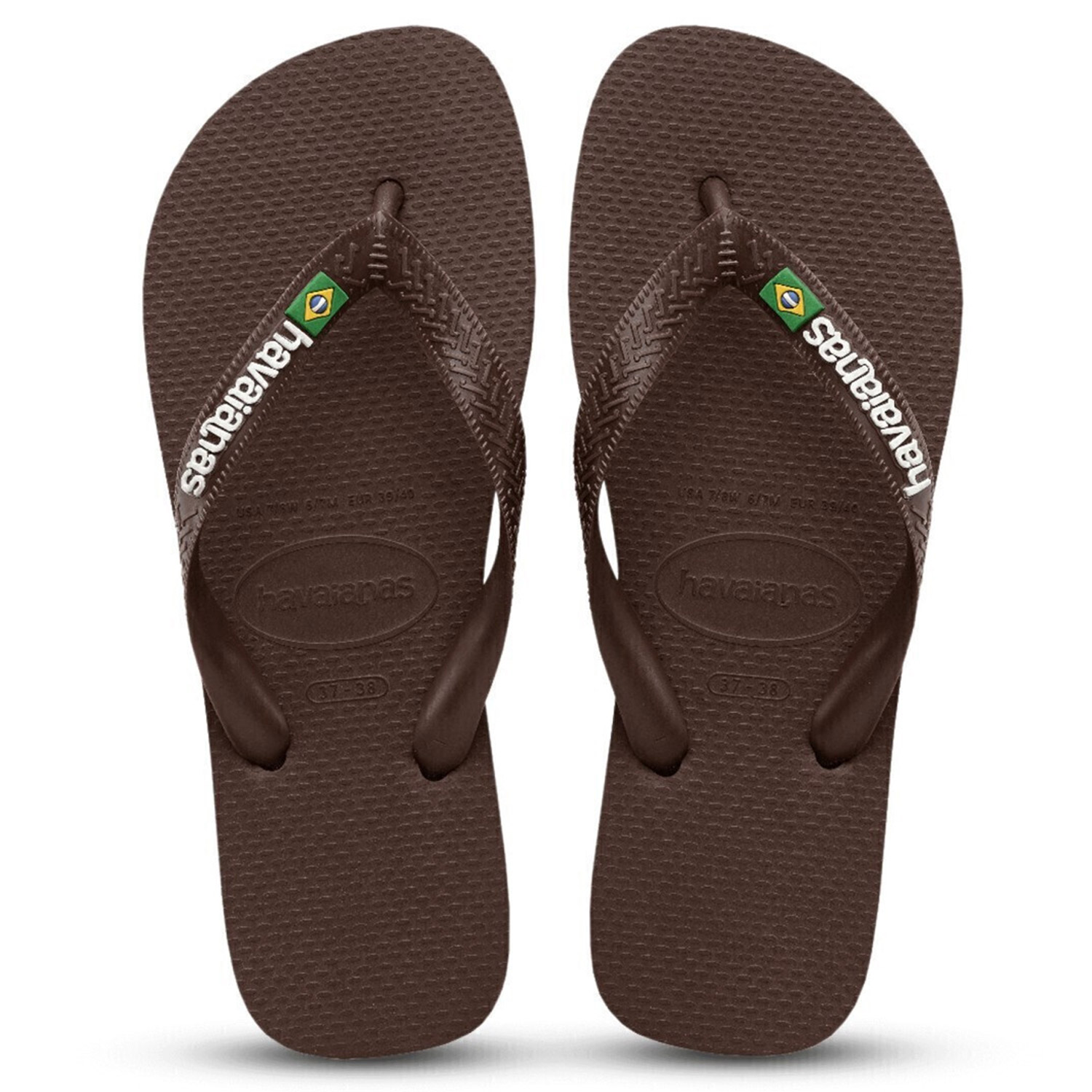 Havaianas M Brasil Logo FC (4110850-2673 Cafe/Branco)