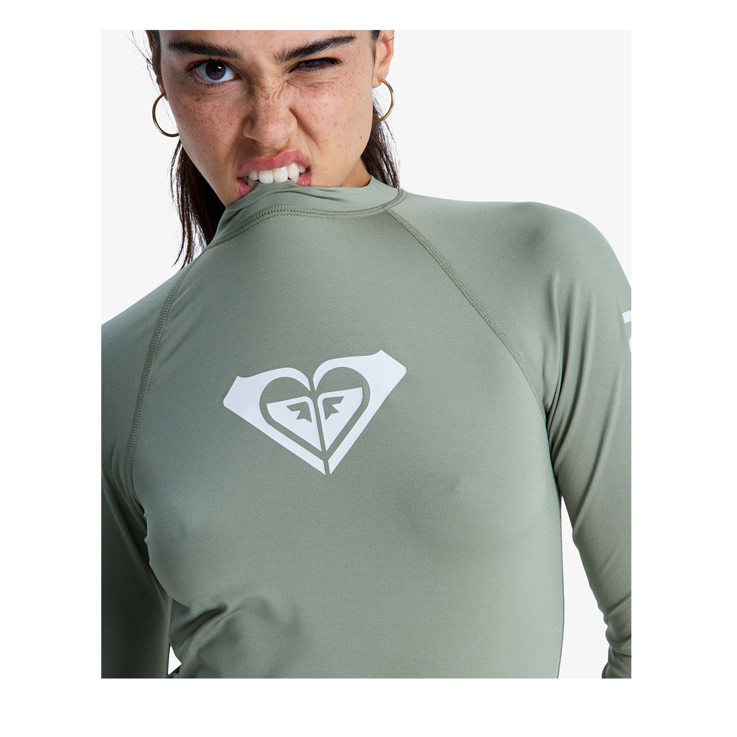 Roxy W Wlole Hearted LS (ERJWR03547-GLD0) φωτογραφία