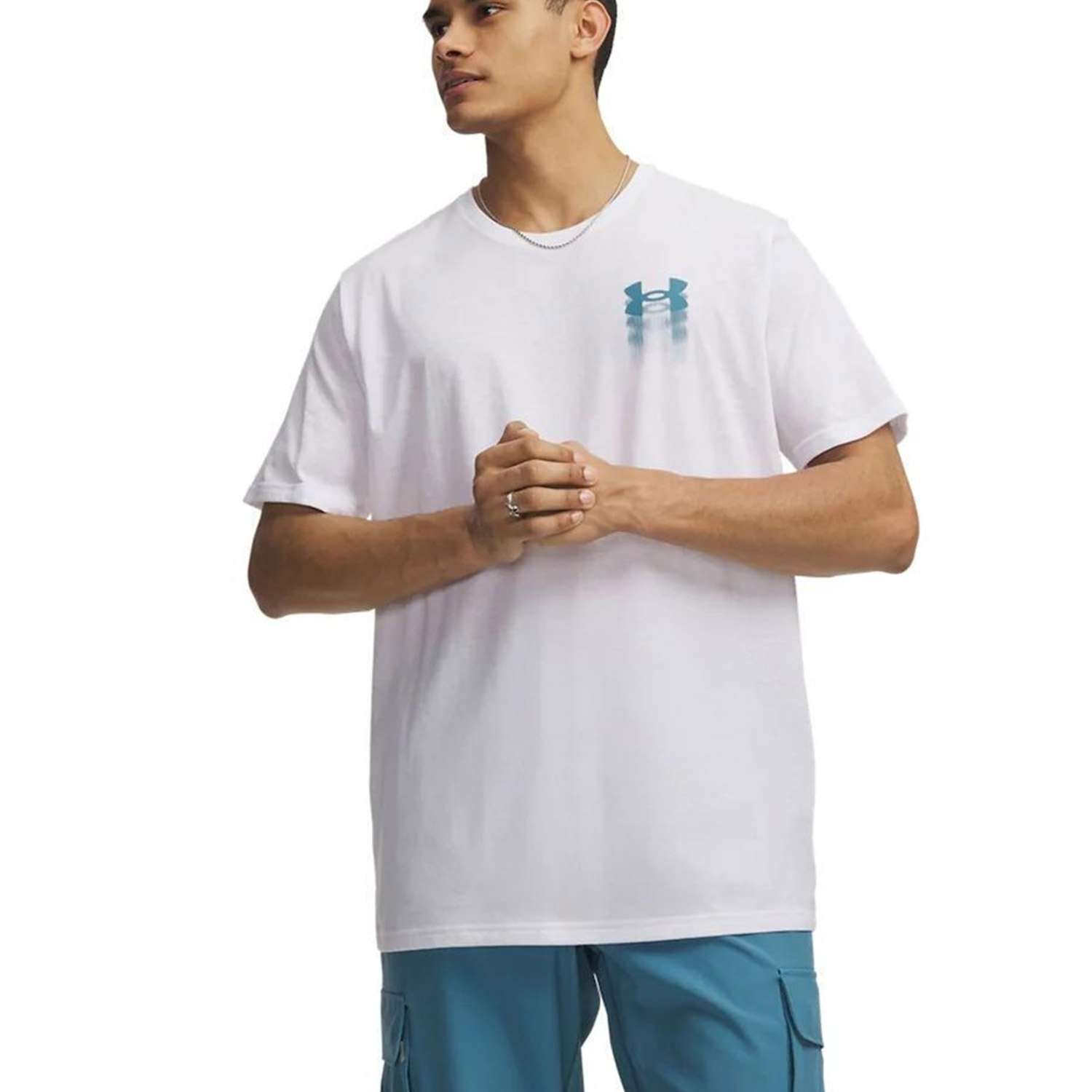 Under Armour M Blur Logo SS T-Shirt (6009245-100)